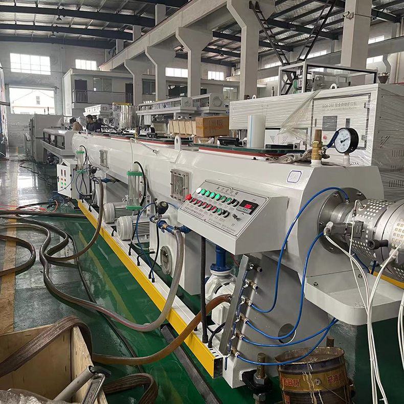 HDPE20-63-110塑料管材生產線 管材生產設備 張家港PE管材擠出機 制管機器廠家
